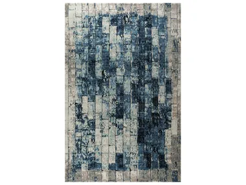UVENUTI LRB-1574 Blue Blush/Denim Blue - Rectangular handmade rug by Jaipur Rugs - view 2